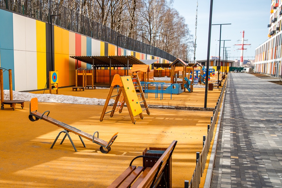 Детские площадки, Новый садик на 190 воспитанников в ЖК «Спутник» осмотрел Андрей Иванов