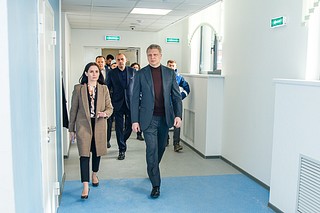 Глава Одинцовского городского округа Андрей Иванов осмотрел новый детский садик на 190 воспитанников в жилом комплексе «Спутник»