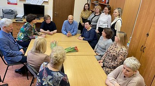 Встречи с трудовыми коллективами Одинцовского округа проводит Дмитрий Голубков