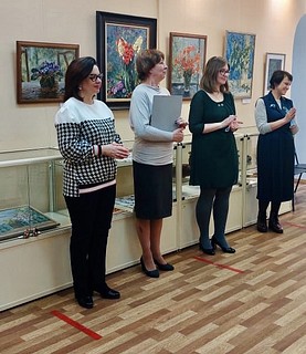 Участники выставки «Дыхание весны»