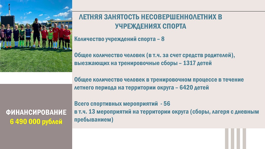 Летняя занятость несовершеннолетних в учреждениях спорта, Андрей Иванов провёл совещание по детской летней оздоровительной кампании
