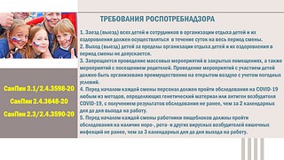 Требования Роспотребнадзора