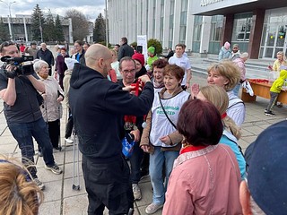 Дмитрий Голубков поприветствовал участников забега памяти ликвидаторов аварии на ЧАЭС