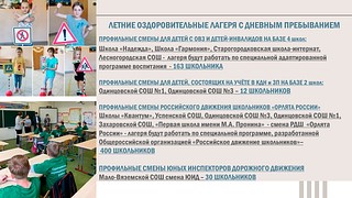 Летние оздоровительные лагеря с дневным пребыванием