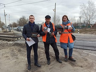 Водителям раздали тематические листовки и провели с ними разъяснительные беседы