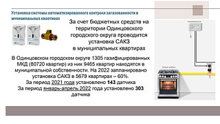 Установка САКЗ в муниципальных квартирах