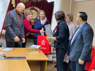 Дмитрий Голубков и Лариса Лазутина провели встречу с коллективом ООО «Коммунальные услуги»