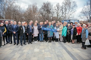 Митинг, посвященный дню участников ликвидации последствий радиационных аварий и катастроф и памяти жертв этих аварий и катастроф, прошел во вторник, 26 апреля, в Одинцово