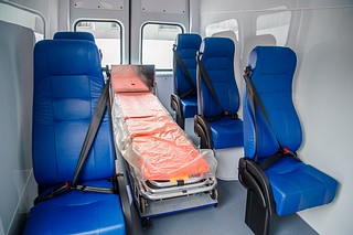 Салон санитарного автомобиля