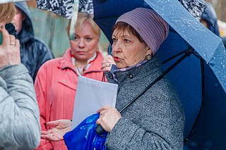 Жители поселка Лесной городок