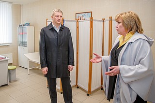 Глава Одинцовского городского округа Андрей Иванов проверил готовность детского оздоровительного лагеря «Радуга» в деревне Пронское к летней оздоровительной кампании