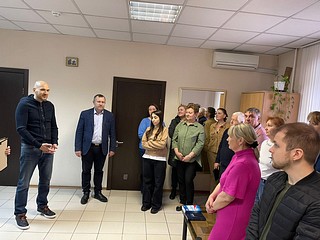 Дмитрий Голубков поздравил работников «ЖКХ Барвихинское» с профессиональным праздником