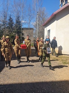 В Кубинке прошла церемония передачи останков солдата, погибшего в Великой Отечественной войне