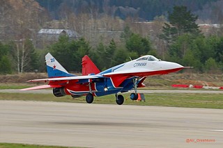 На сегодняшний день все полеты «Стрижи» выполняют на фронтовых истребителях четвертого поколения МиГ-29