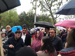Партийцы обсудили с жителями строительство пристройки к Гимназии № 14 в Одинцово