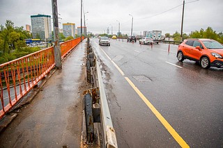 Глава Одинцовского округа проинспектировал состояние эстакады в Отрадном