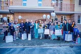 В Звенигороде десять дольщиков жилого комплекса «Некрасовский» получили ключи от квартир