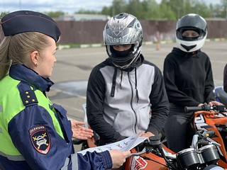 Вручение листовок