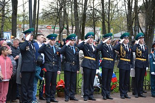 В Звенигороде прошел парад военной техники времен Великой Отечественной войны