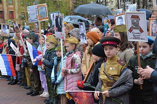 Участники митинга