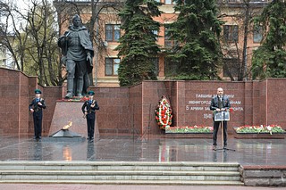В Звенигороде прошел парад военной техники времен Великой Отечественной войны