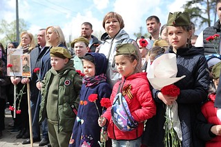 Участники митинга