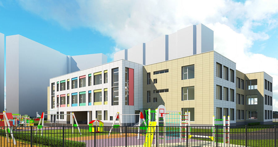 Выдано разрешение на строительство детского сада на 400 мест в микрорайоне Новая Трехгорка, Май