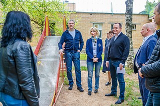 Текущее состояние образовательного учреждения проверил глава Одинцовского округа Андрей Иванов