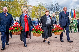 Подмосковная «Единая Россия» провела патриотические акции в День Победы по всему региону
