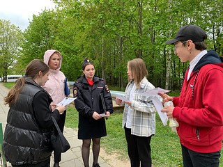 Одинцовские полицейские провели акцию «Твое здоровье — твое богатство»