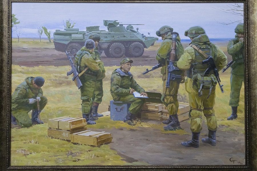 Выставка картин Студии военных художников имени М. Б. Грекова, Май