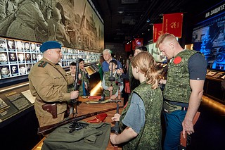 На территории Музейно-храмового комплекса ВС РФ Минобороны РФ прошел квест «Дорогами войны»