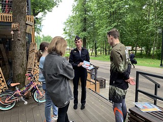 Одинцовские Госавтоинспекторы напомнили подросткам о безопасном поведении на дороге