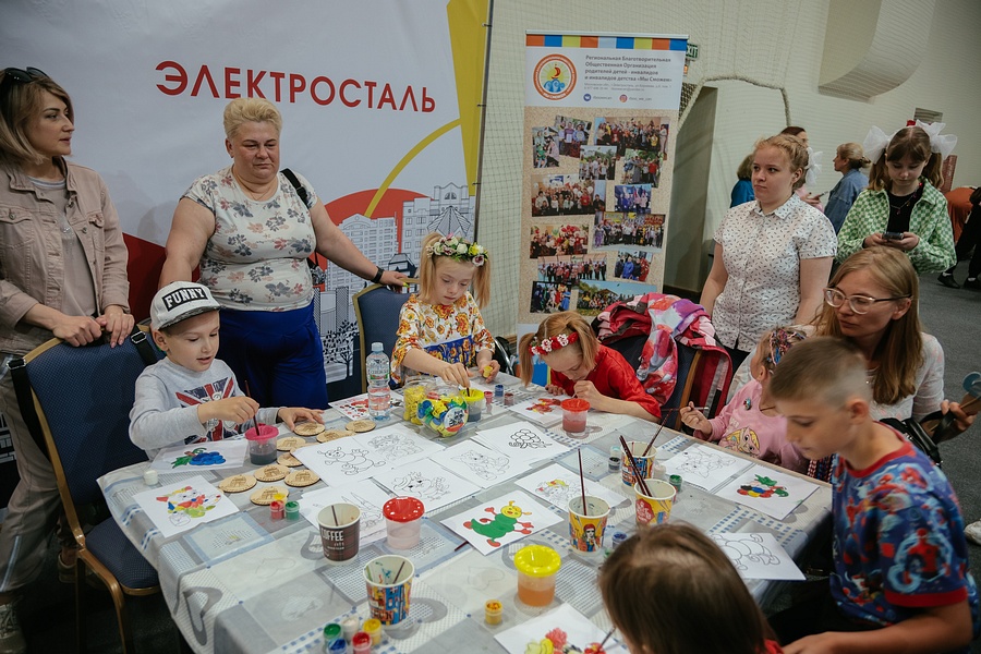 Художественный мастер-класс, В Одинцовском округе прошёл фестиваль для особенных детей «В будущее без границ»