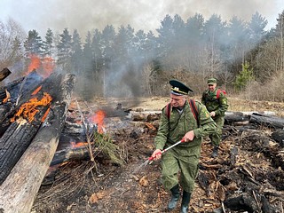 Тушение пожара