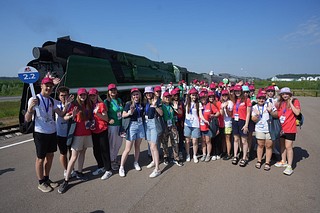 Пассажирами патриотического поезда стали 200 российских и белорусских школьников, победители олимпиад и международных конкурсов
