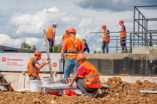 Ход реконструкции очистных сооружений в селе Перхушково