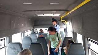 На привокзальной площади Одинцово проведены контрольные мероприятия по техническому состоянию автобусов, работающих на маршрутах регулярных перевозок