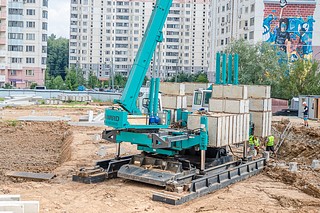 Строительство детского сада на 400 мест в микрорайоне Новая Трёхгорка Одинцовского городского округа