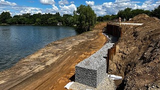 В Одинцовском округе началось благоустройство береговой зоны Живописной бухты