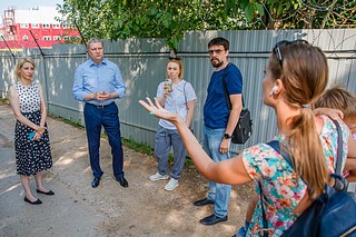 На объекте глава округа встретился с местными жителями, общественниками, сотрудниками звенигородского водоканала