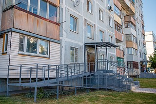 Многоквартирный дом на улице Школьная