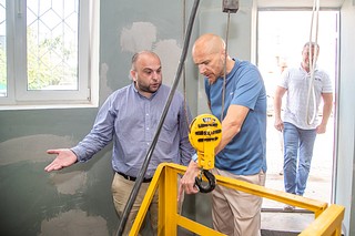 Дмитрий Голубков проверил качество работы напорного коллектора и канализационной насосной станции в Успенском