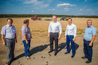 Глава Одинцовского округа осмотрел технические мощности ОА Племхоз «Наро-Осановский»