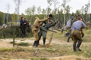 В мероприятии были задействованы участники из военно-исторических клубов нескольких регионов России