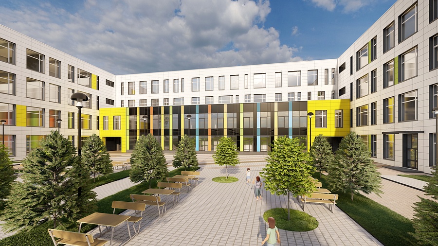 Школа текст 4, Согласован архитектурно-градостроительный облик школы в микрорайоне Восточный в Звенигороде