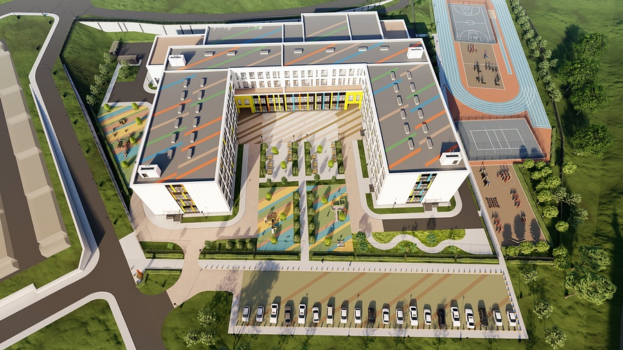 Школа текст 6, Согласован архитектурно-градостроительный облик школы в микрорайоне Восточный в Звенигороде
