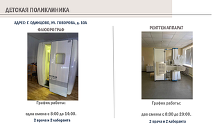 Оборудование детской поликлиники