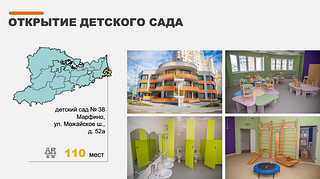 Открытие детского сада