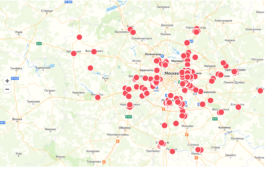 Бахчевые развалы Одинцовского округа нанесли на интерактивную карту, Август